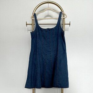 Allegra K Denim Mini Dress